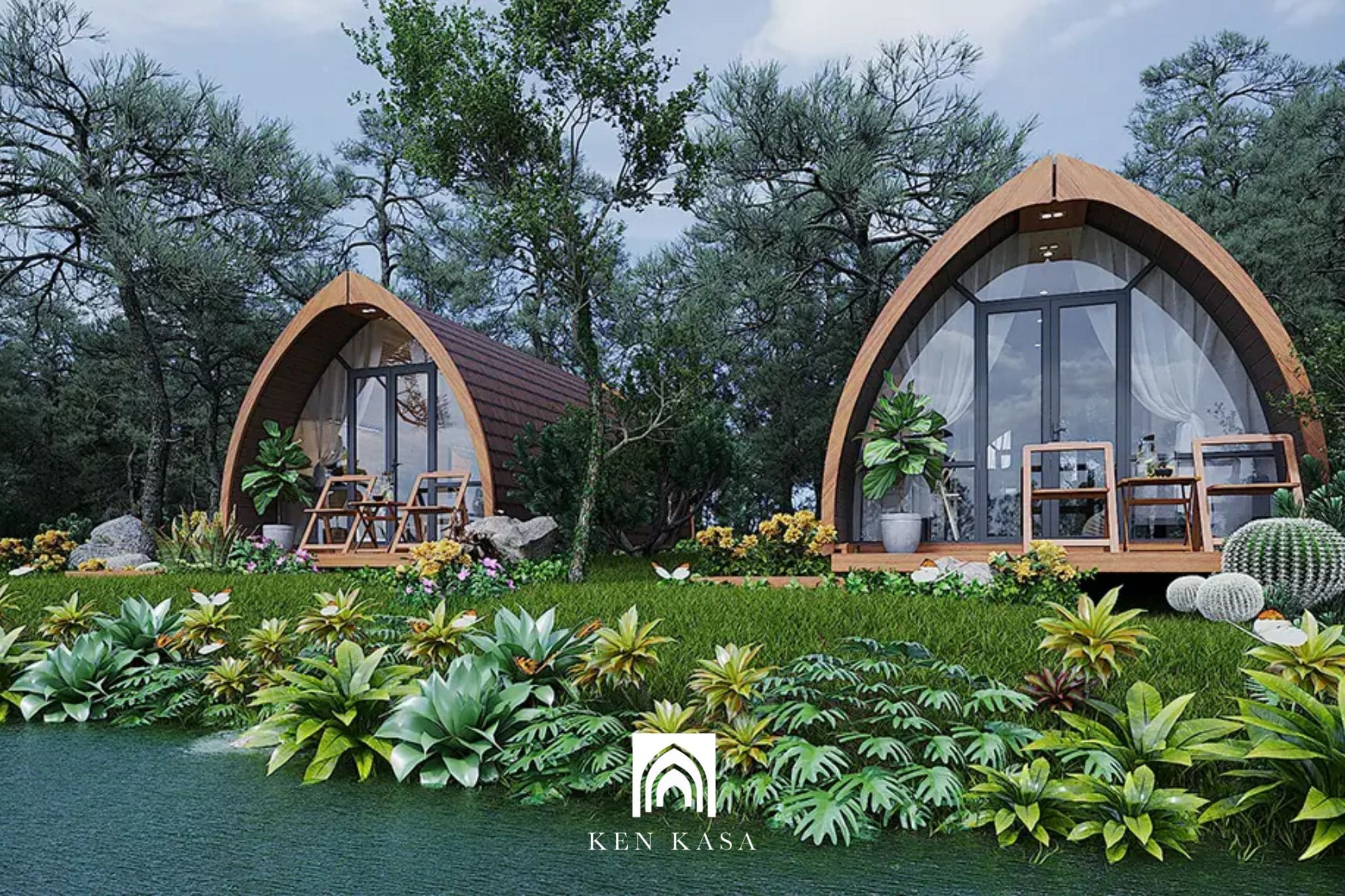 Thiết kế homestay nhà ống phong cách đồng quê